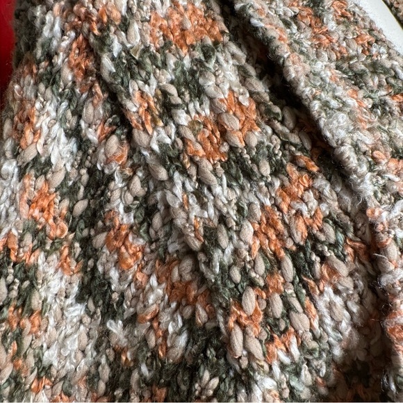 Multicolor Tassel Open Front Sweater Cardigan – Size XL - Picture 4 of 11